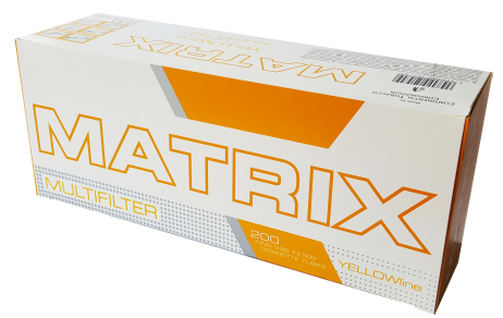 Tuburi tigari Matrix galben cu carbon activ