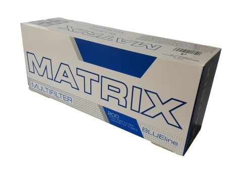Tuburi tigari Matrix albastru cu carbon activ