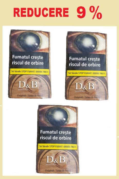 Promotie Plic Tutun DB Original Natural Flavour 30 gr